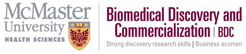 Biomedical Discovery and Commercialization (BDC) program at McMaster University