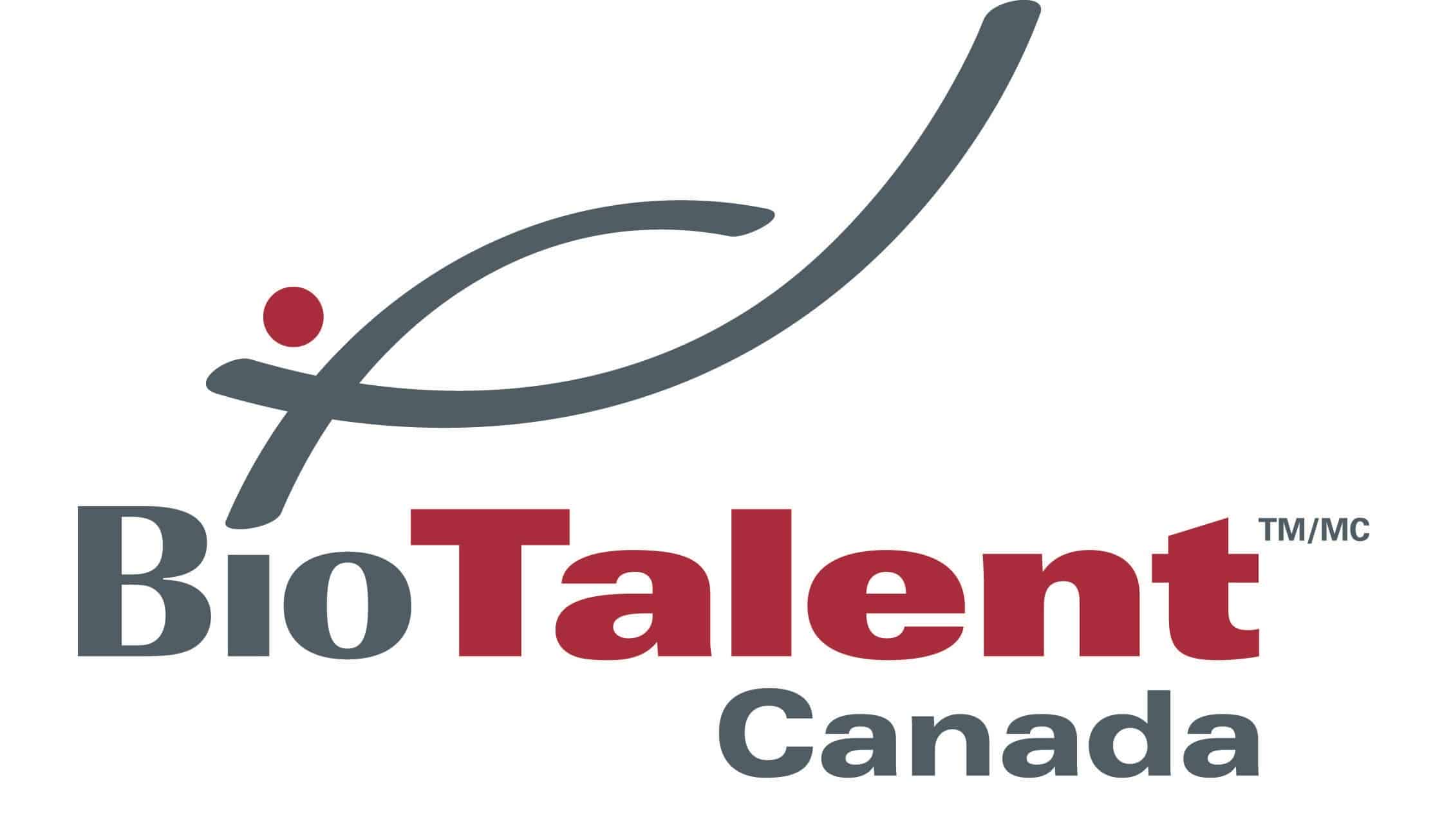 Logo of BioTalent Canada organization.