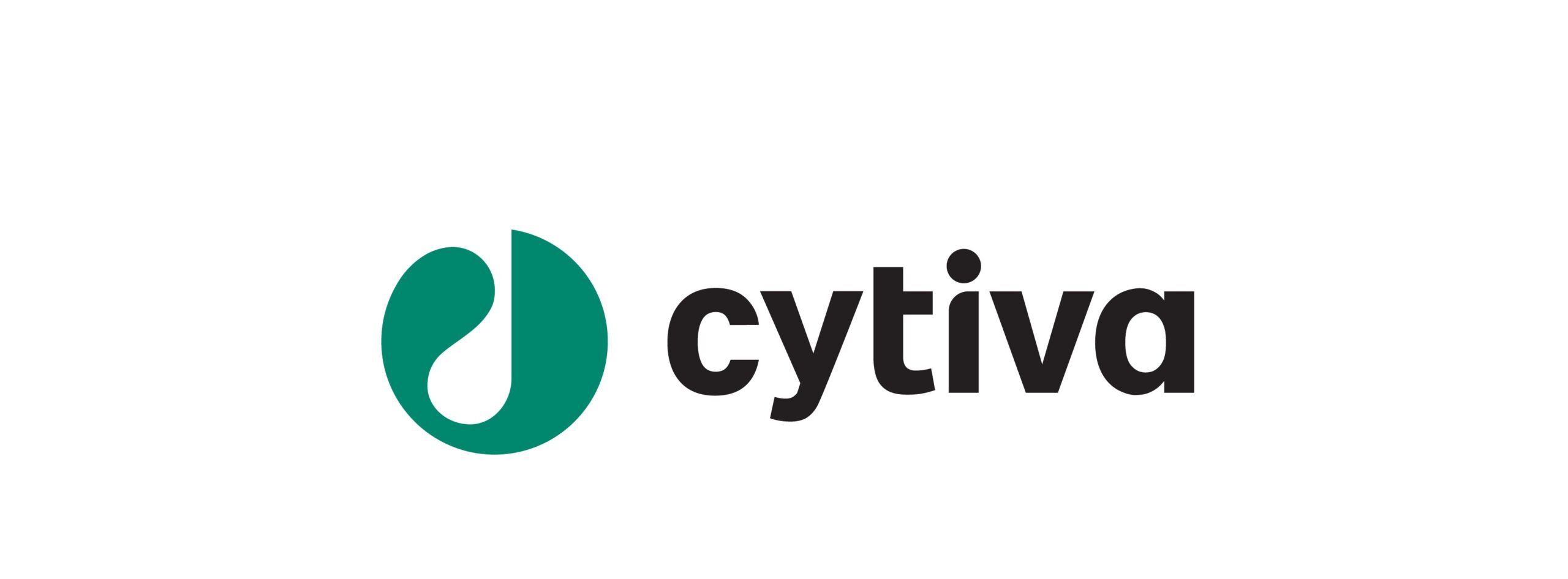 Cytiva logo with green symbol