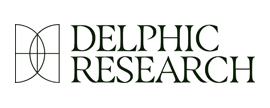 Text logo for Delphic Research