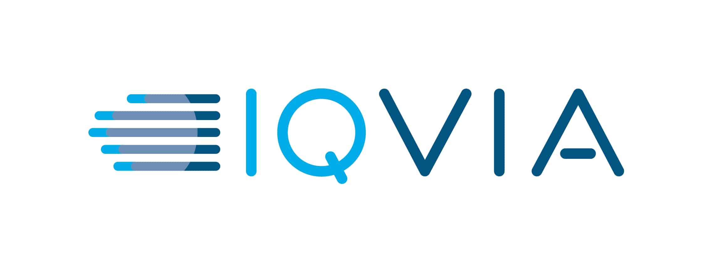 Stylized logo with blue and gray