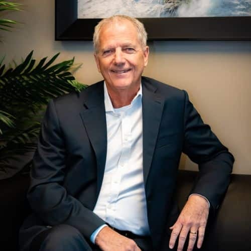Smiling man in business attire