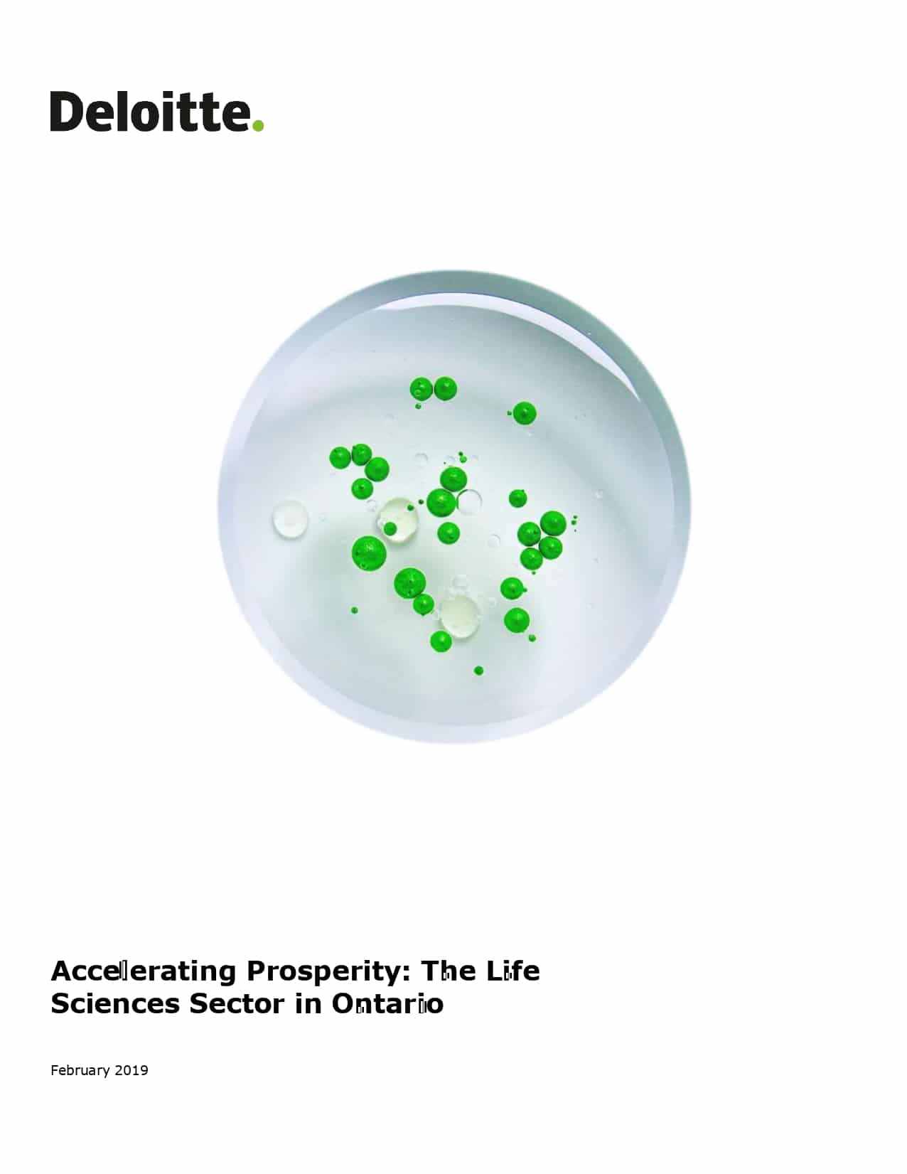Report on Ontario's life sciences sector