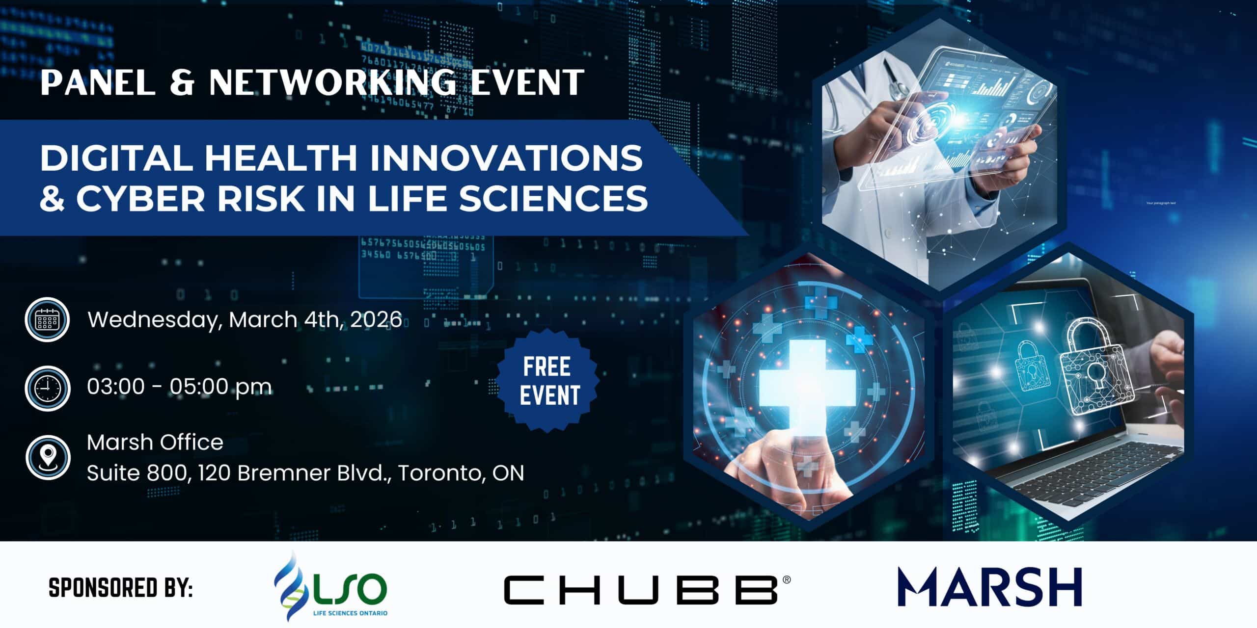 Digital health panel and networking event