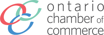 Colorful logo of Ontario Chamber
