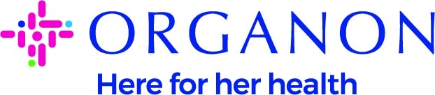 Organon logo with health tagline