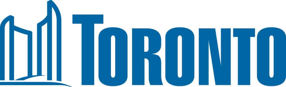 Toronto city logo with buildings