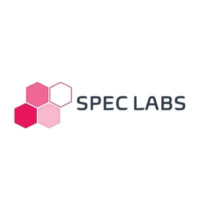 Logo of Spec Labs with hexagons