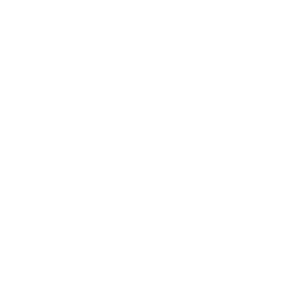 White information icon on background
