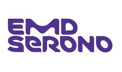 Purple logo of EMD Serono