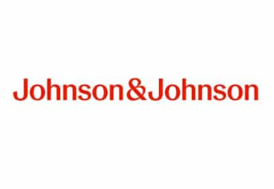 Johnson & Johnson logo in red