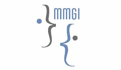 Abstract logo with stylized faces